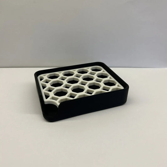 Rectangular Soap Dish / Drainer with Separate Drainer – Multiple Colours Available